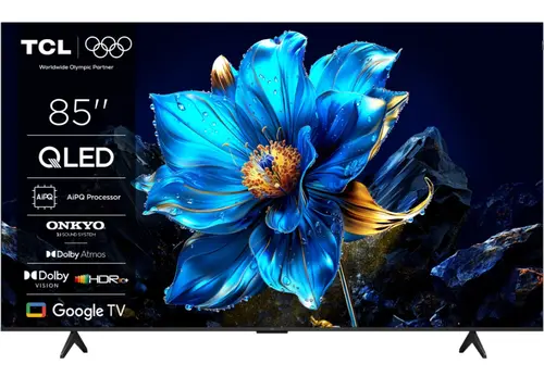 Televizor QLED TCL 216 cm (85inch) 85P7K, Ultra HD 4K, Smart TV, WiFi, CI+