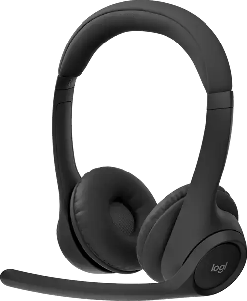 Casti Call Center Logitech Zone 305 Teams, Bluetooth, Autonomie 16 ore, Microfon cu anulare zgomot (Negru)