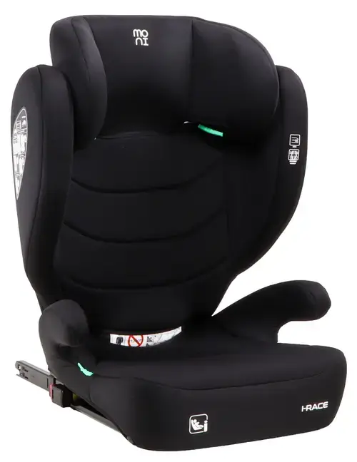 Scaun auto Moni i-Race, IsoFix, i-Size, 100-150 cm, Negru