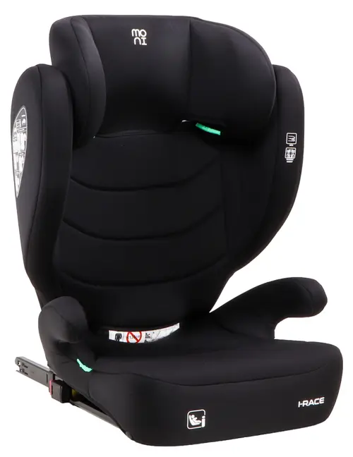 Scaun auto Moni i-Race, IsoFix, i-Size, 100-150 cm, Negru