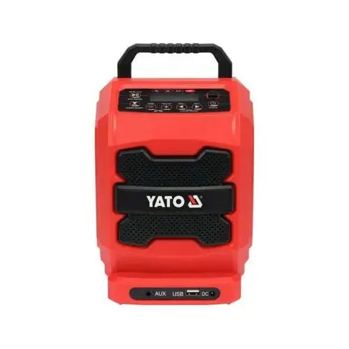 Radio atelier Yato YT-82940, Fara baterie, Rosu