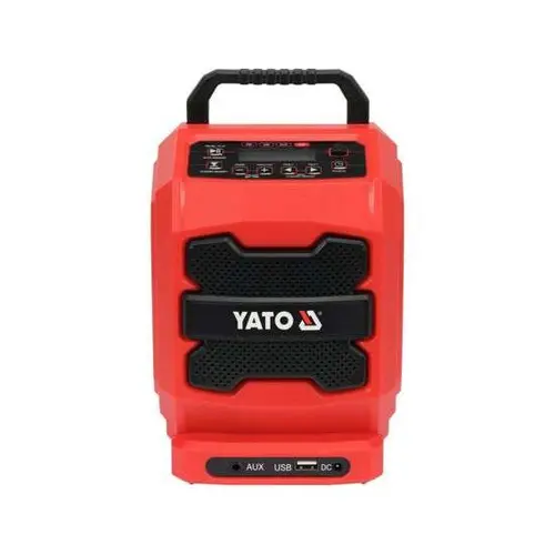 Radio atelier Yato YT-82940, Fara baterie, Rosu