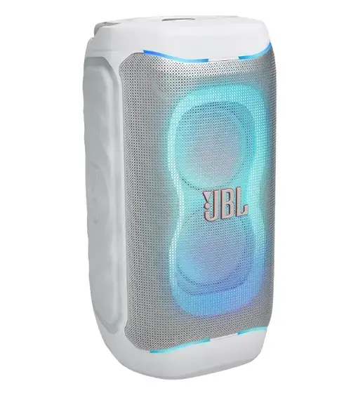Sistem audio JBL Partybox 130, 200W, Bluetooth, IPX4, Auracast, Party Lights, Alb