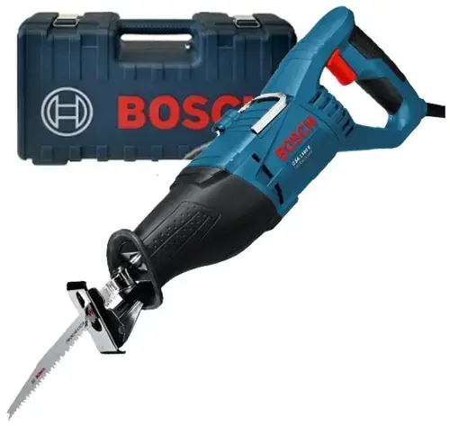 Ferastrau Sabie BOSCH GSA 1100 E, 1100 W, Led iluminare, turatie reglabila, valiza plastic