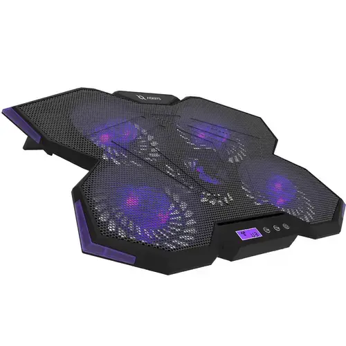 Cooler notebook AQIRYS Spider, 17inch (Negru)