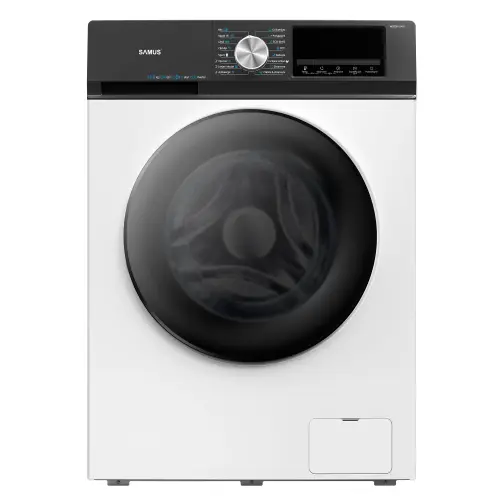 Masina de spalat rufe Samus WSEDI101491, 10 kg, 16 programe, 1400 rpm, Clasa A, Spalare cu abur, Control antispuma (Alb)