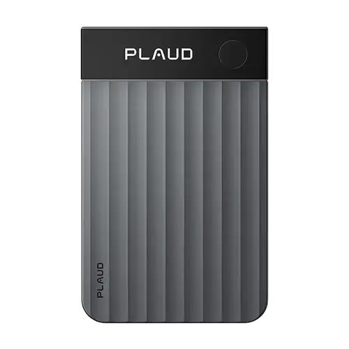 Reportofon digital PLAUD.AI Note PRO, 64GB, negru, cu microfon stereo, USB (Gri)
