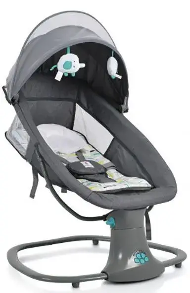 Leagan electric Cangaroo Axel, 0 - 12 luni, 0 - 9 kg, 5 viteze, Verde