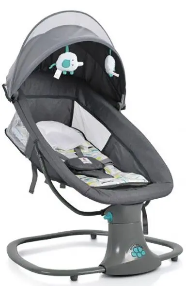 Leagan electric Cangaroo Axel, 0 - 12 luni, 0 - 9 kg, 5 viteze, Verde
