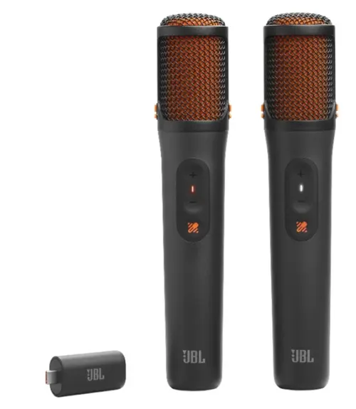 Set 2 microfoane Wireless JBL EasySing Mics (Negru)