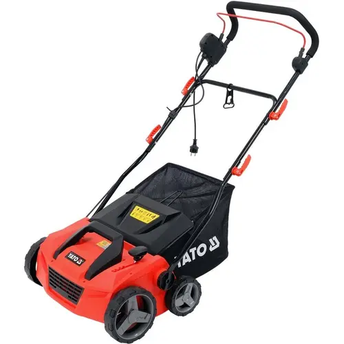 Scarificator electric Yato YT-84840, 1800 W, 5 pozitii, Rosu/Negru