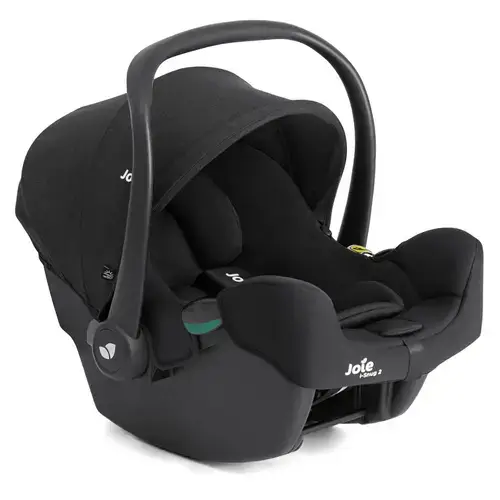 Scoica auto Joie i-Snug 2 Raven, cu tetiera reglabila, 40-75 cm, testata ADAC si certificata R129, Negru