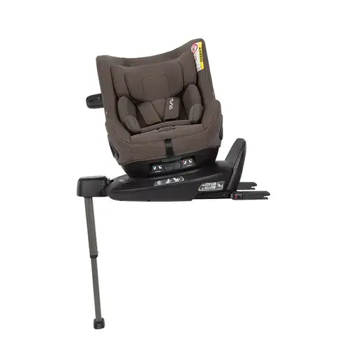 Scaun auto Nuna PRUU Chestnut, 40-105 cm, testat ADAC si certificat R129, Maro