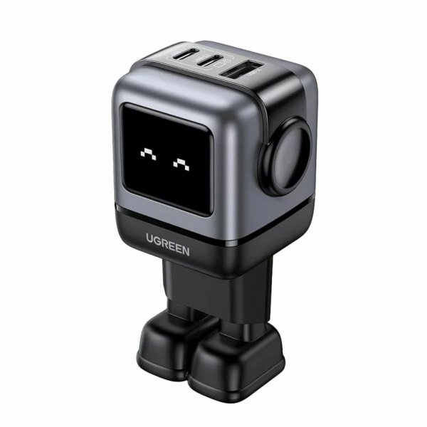 Incarcator Retea UGREEN CD361 Uno, 65W, 3.25A, 1 x USB-A - 2 x USB-C, Negru