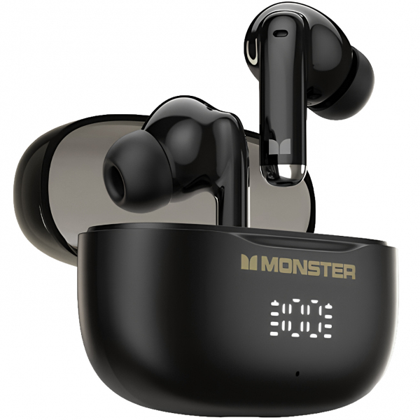 Handsfree Bluetooth Monster N-Lite 300, TWS, Negru