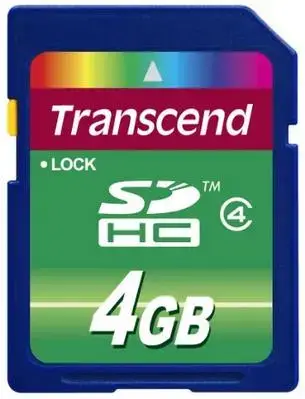Card de memorie Transcend TS4GSDHC4, SDHC, 4GB, Clasa 4
