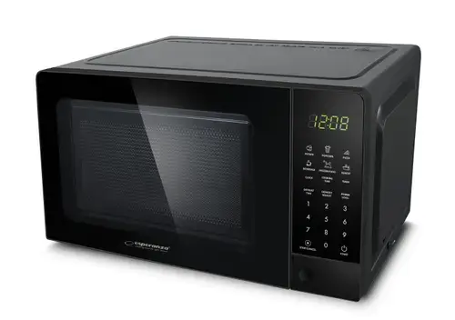 Cuptor cu microunde Esperanza EKO009, 1100W, Display Tactil, 20 L (Negru)