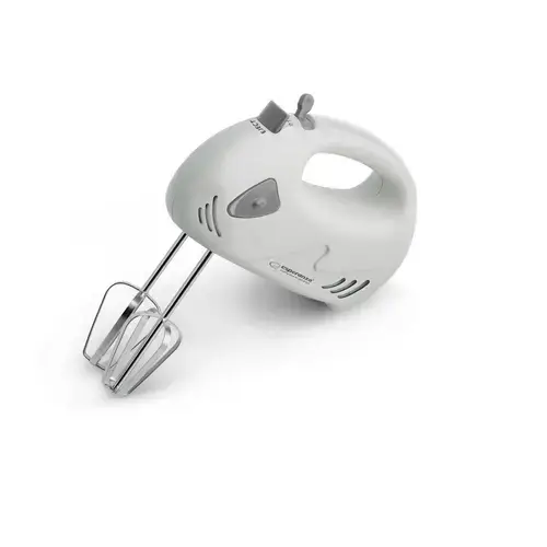 Mixer de mana Esperanza EKM007WE MUFFIN, 150W, 7 viteze, Alb/Gri