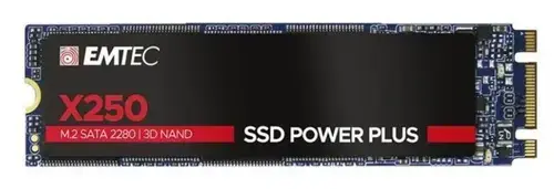 SSD Emtec X250, 256GB, SATA III, M.2 2280 (Negru)