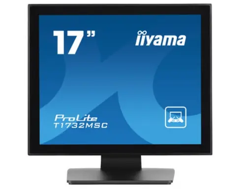 Monitor TN LED iiyama ProLite 17inch T1732MSC-B1S, 1280 x 1024, VGA, HDMI, DisplayPort, Boxe, Touchscreen (Negru)