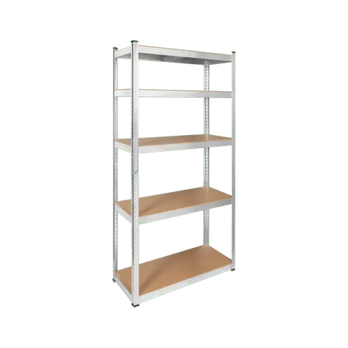 Raft metalic cu rafturi, REBEL, 2 in 1, 5 rafturi, Pentru garaj 180x90x40cm, 875kg