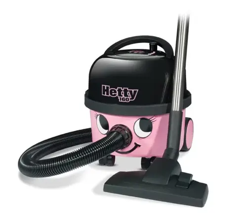 Aspirator fara sac Numatic Hetty HET160, 620 W, 6 l, Cablu 10m (Roz)