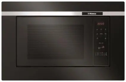 Cuptor cu microunde incorporabil Hansa AMG20BFH, 20 L, 700 W, Grill (Negru)