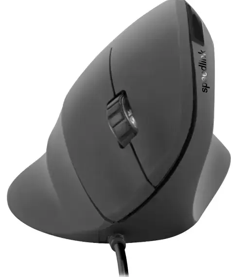 Mouse Speedlink Piavo, Vertical Ergonomic, Optic, 2400 DPI, USB (Negru)
