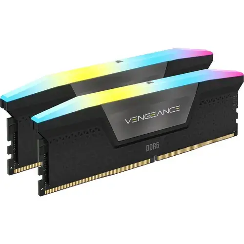 Memorie Corsair Vengeance RGB 32GB, DDR5, 6000MHz, CL38, Dual Channel