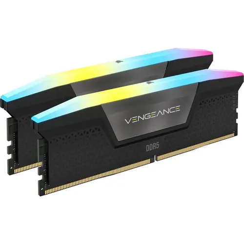 Memorie Corsair Vengeance RGB 32GB, DDR5, 6000MHz, CL38, Dual Channel