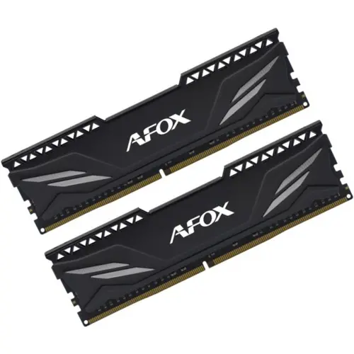 Memorii AFOX Gaming 16GB DDR4 3200MHz CL16 Dual Channel Kit Black