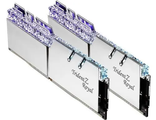 Memorie G.Skill Trident Z Royal, DDR4, 2x16GB, 3200 MHz, CL 16 (Argintiu)