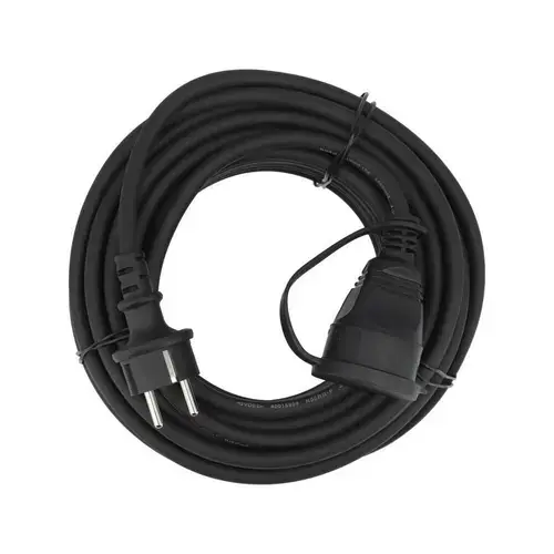 Cablu de alimentare Yato YT-81026, 3x1,5mm2 20m, rezistent la apa si praf, CPE, IP44