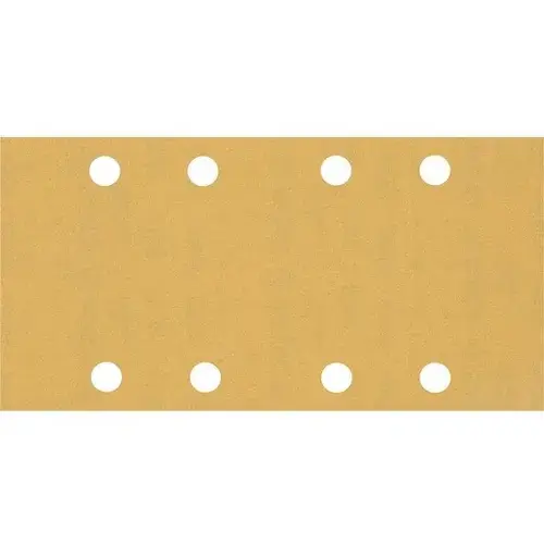 Folie abraziva Bosch, 93 x 186 mm, granulatie 180, 8 gauri, 10 buc