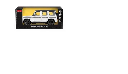 Masinuta Metalica Mercedes Amg G63, Scara 1 la 24, Alb