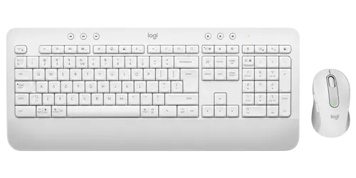 Tastatura Wireless Logitech Signature MK650 Combo Business, Bluetooth, Logi Bolt, 4000 DPI, Layout English International (Alb)