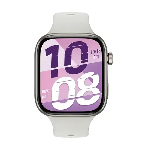 Smartwatch HONOR Watch X5i, Ecran AMOLED 1.97inch, Bluetooth Call, Android/iOS, 1ATM, Autonomie pana la 21 zile (Alb)