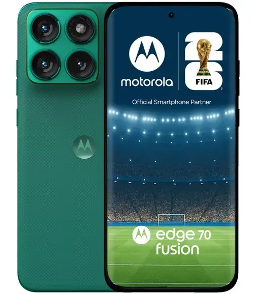 Telefon Mobil Motorola Edge 70 Fusion, Procesor Qualcomm SM7635 Snapdragon 7s Gen 3, Ecran AMOLED 6.78inch, 8GB RAM, 256GB Flash, Camera Duala 50 + 13 MP, Wi-Fi, 5G, Dual Sim, Android (Verde)