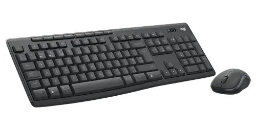 Kit tastatura si mouse wireless Logitech MK370 Combo Business, Bluetooth, 1000 DPI, Layout UK English (Negru)