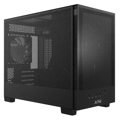 Carcasa XPG VALOR MESH NANO, Mid-Tower, 5 sloturi expansiune, 1 Ventilator inclus 120mm ARGB, 2x USB 3.2 Gen 1 Type-A, 1x USB 3.2 Gen 2 (Negru)