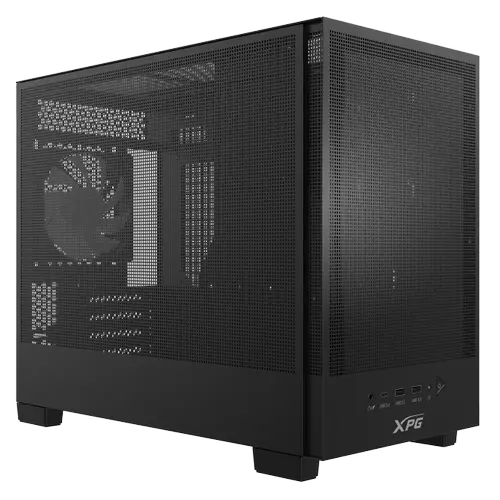 Carcasa XPG VALOR MESH NANO, Mid-Tower, 5 sloturi expansiune, 1 Ventilator inclus 120mm ARGB, 2x USB 3.2 Gen 1 Type-A, 1x USB 3.2 Gen 2 (Negru)