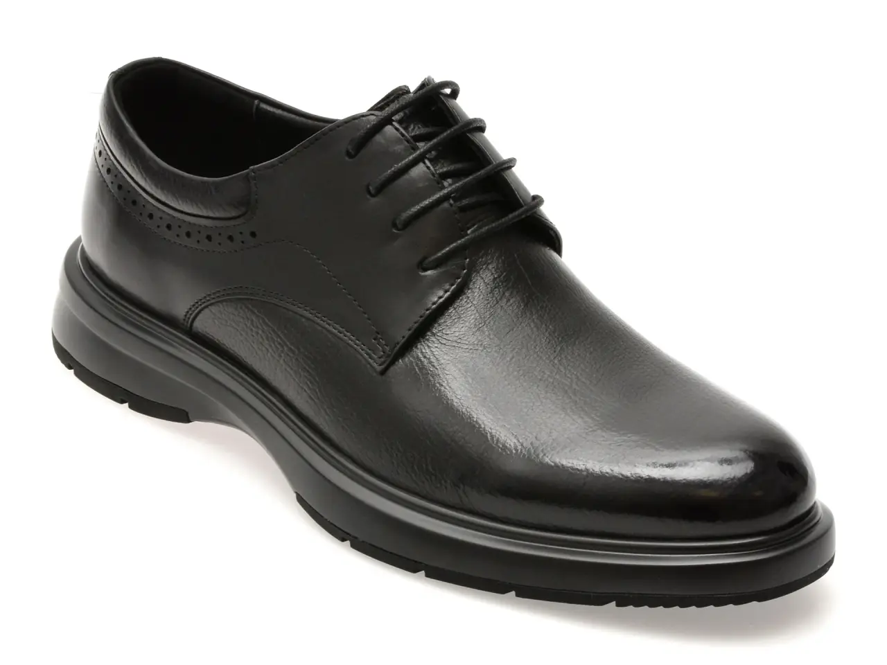 Pantofi eleganti EPICA negri, TMA21B, din piele naturala