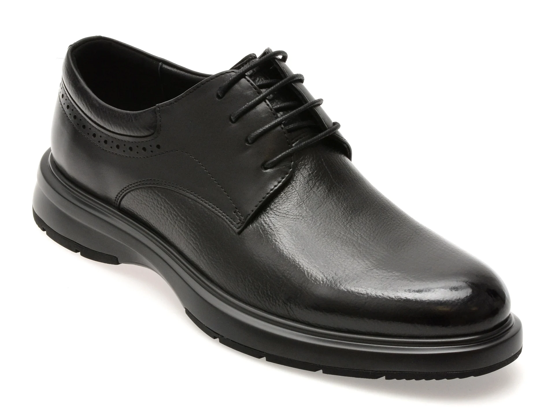 Pantofi eleganti EPICA negri, TMA21B, din piele naturala