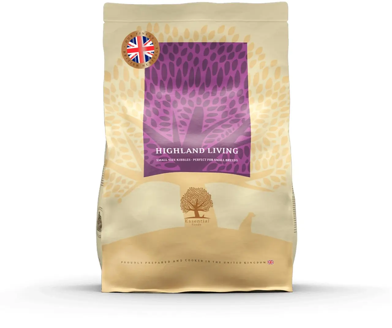 ESSENTIAL HIGHLAND LIVING Hrană uscată pentru câini de talie mică 2,5kg