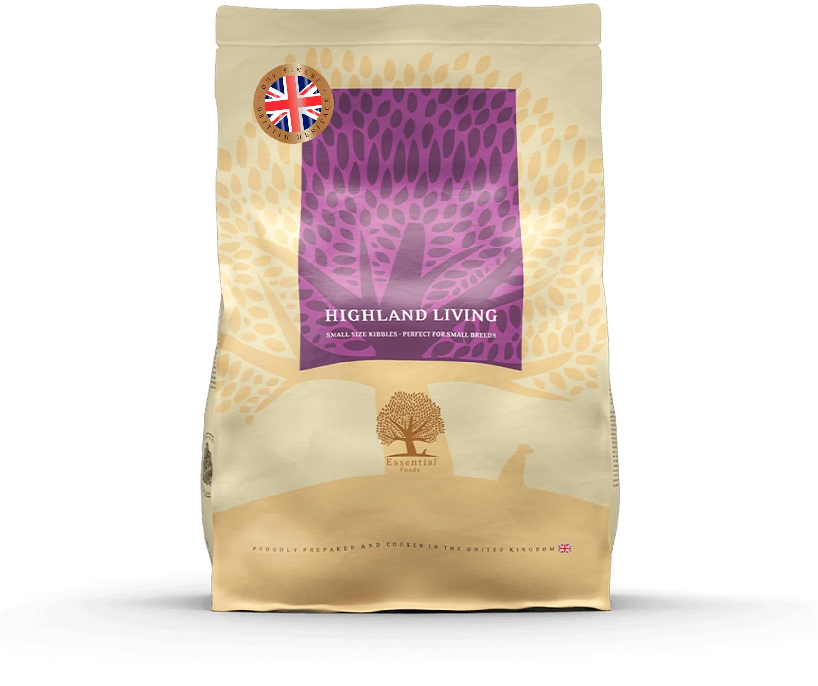 ESSENTIAL HIGHLAND LIVING Hrană uscată pentru câini de talie mică 2,5kg