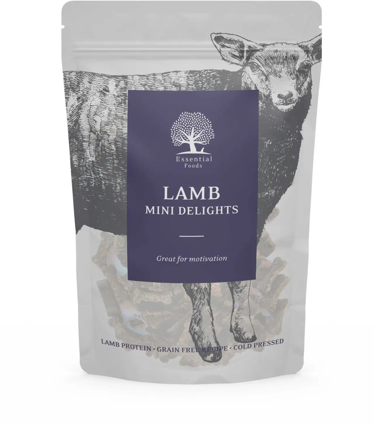 ESSENTIAL LAMB MINI Recompense pentru câini, cu Miel 100g