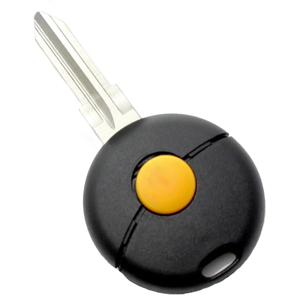 Carcasa Cheie Auto Techstar, compatibila Mercedes-Benz Smart cu 1 buton, compatibila modele 1998–2007 Fortwo, Forfour, City Coupe, Cabrio