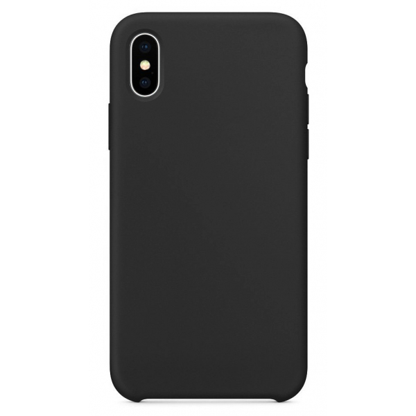 Husa pentru Apple iPhone XS / X, OEM, Pure Silicone, Neagra