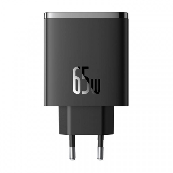 Incarcator Retea Baseus Cube Pro, 65W, 3.25A, 1 x USB-A - 2 x USB-C, Negru P10152301113-00