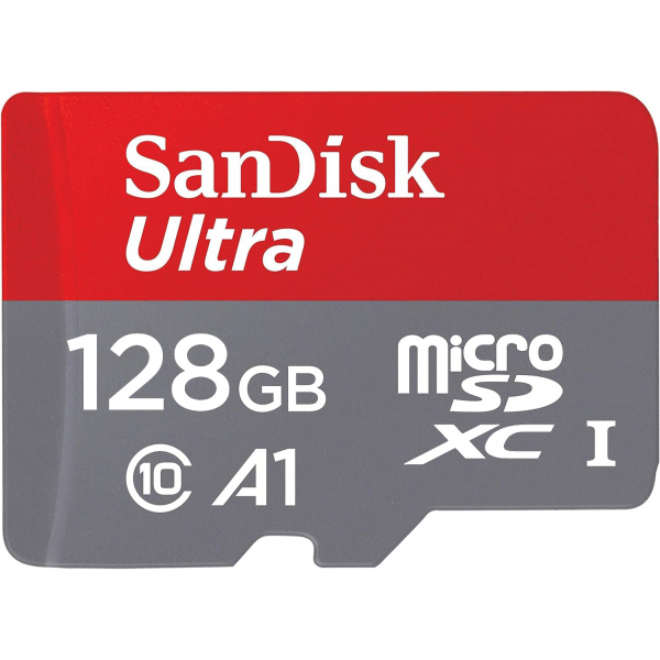 Card Memorie microSDXC SanDisk Ultra Android A1, 128Gb, Clasa 10 / UHS-1 U1 SDSQUAB-128G-GN6MN